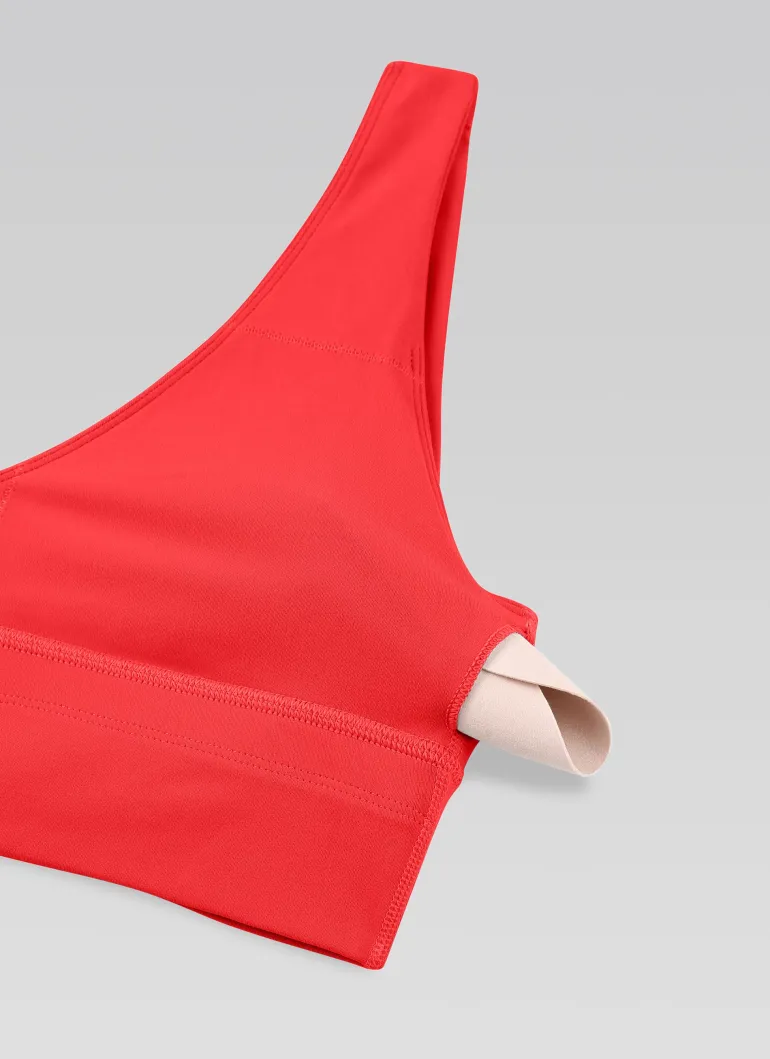 Butterluxe Deep V Neck Longline Sports Bra