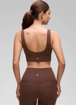 Butterluxe Deep V Neck Longline Sports Bra