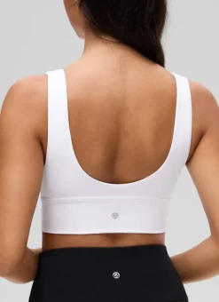Butterluxe Deep V Neck Longline Sports Bra