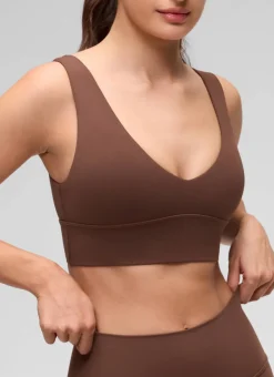 Butterluxe Deep V Neck Longline Sports Bra