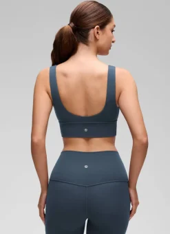 Butterluxe Deep V Neck Longline Sports Bra