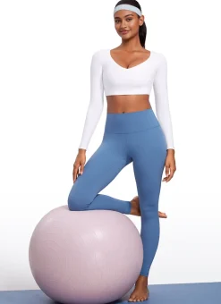 Butterluxe Double Lined Long Sleeve Cropped