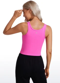 Butterluxe Double Lined Scoop Neck Tank
