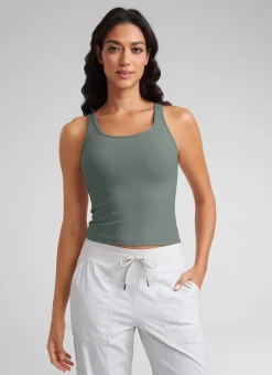 Butterluxe Double Lined Scoop Neck Tank
