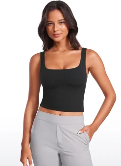 Butterluxe Double Lined Square Neck Tank