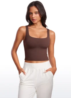 Butterluxe Double Lined Square Neck Tank