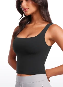 Butterluxe Double Lined Square Neck Tank