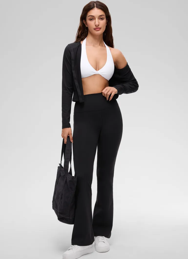Butterluxe Double Lined Twist Halter Sports Bra