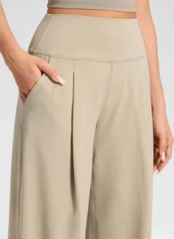 Butterluxe Front Pleated Pocket Palazzo Pant 30"