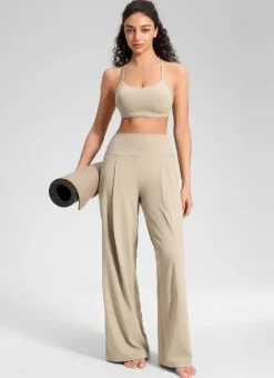 Butterluxe Front Pleated Pocket Palazzo Pant 30