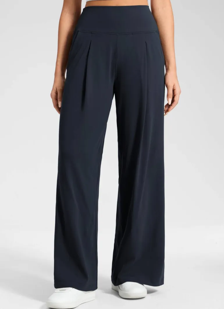 Butterluxe Front Pleated Pocket Palazzo Pant 30"