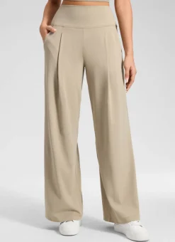 Butterluxe Front Pleated Pocket Palazzo Pant 30