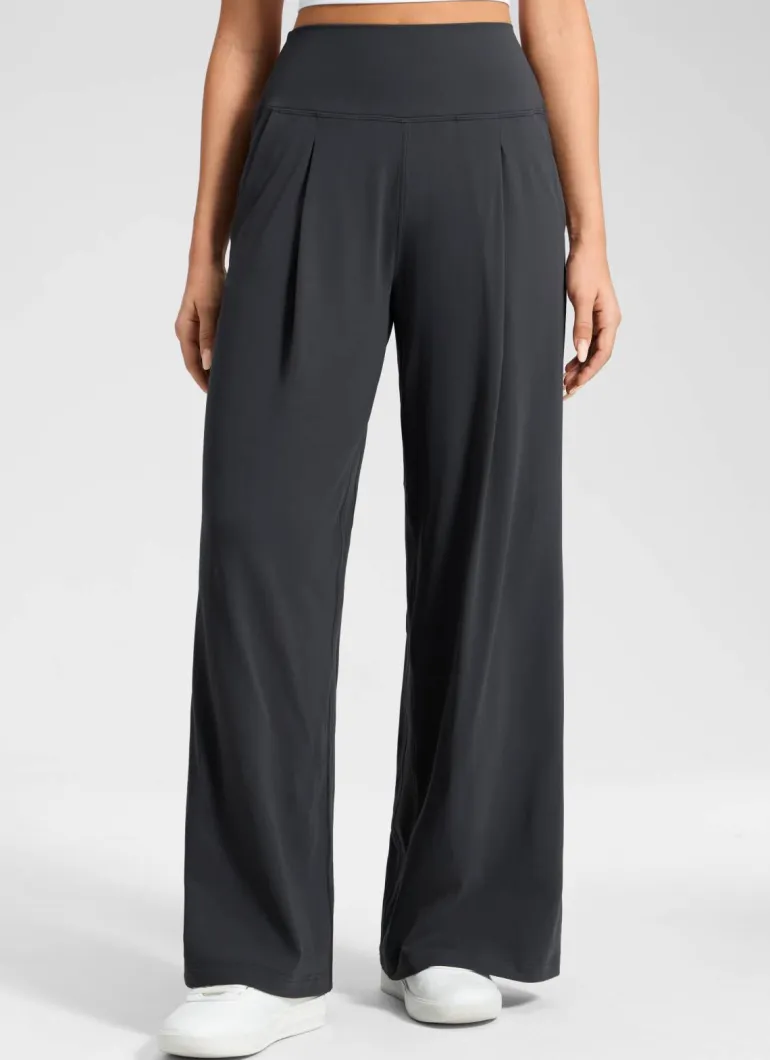 Butterluxe Front Pleated Pocket Palazzo Pant 30"