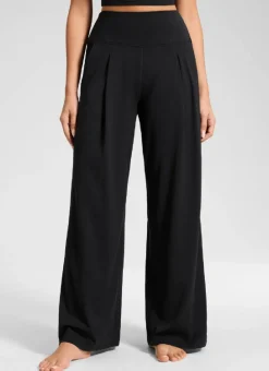 Butterluxe Front Pleated Pocket Palazzo Pant 30