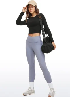 Butterluxe Front Seam Cropped Long Sleeve