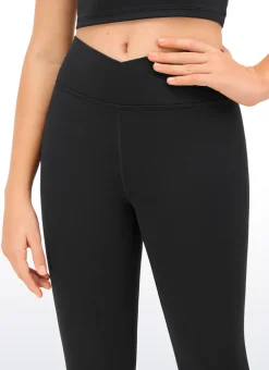 Butterluxe Girls Active Leggings - V Cross Waist