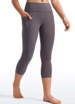Butterluxe Girls Athletic Pockets Capri Leggings
