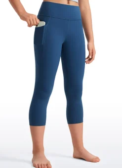 Butterluxe Girls Athletic Pockets Capri Leggings
