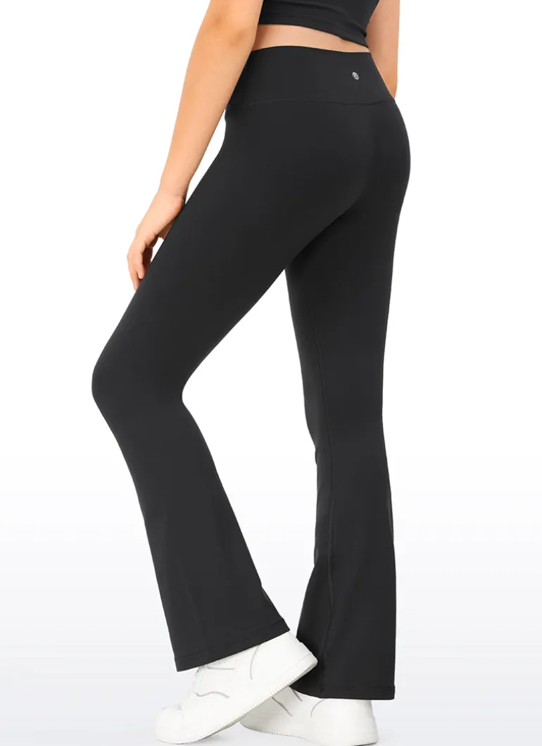 Butterluxe Girls Crossover Flare Leggings