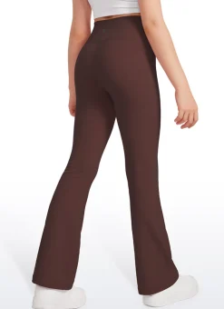 Butterluxe Girls Crossover Flare Leggings