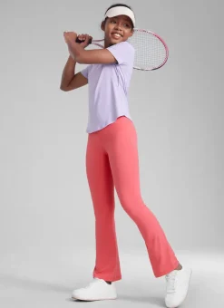 Butterluxe Girls Crossover Flare Leggings