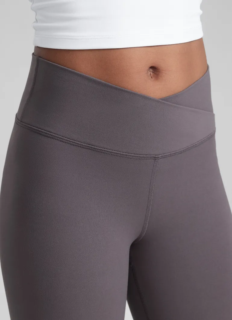 Butterluxe Girls Crossover Flare Leggings