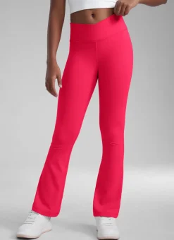 Butterluxe Girls Crossover Flare Leggings