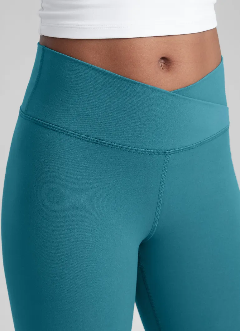 Butterluxe Girls Crossover Flare Leggings