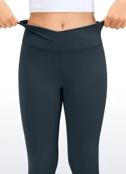 Butterluxe Girls Crossover Flare Leggings