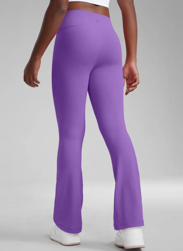 Butterluxe Girls Crossover Flare Leggings