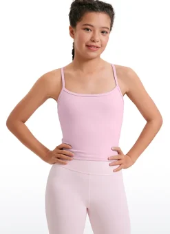 Butterluxe Girls Double Lined Y Back Tank Tops