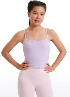 Butterluxe Girls Double Lined Y Back Tank Tops