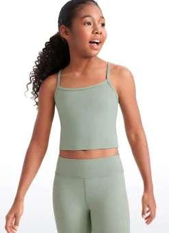Butterluxe Girls Double Lined Y Back Tank Tops