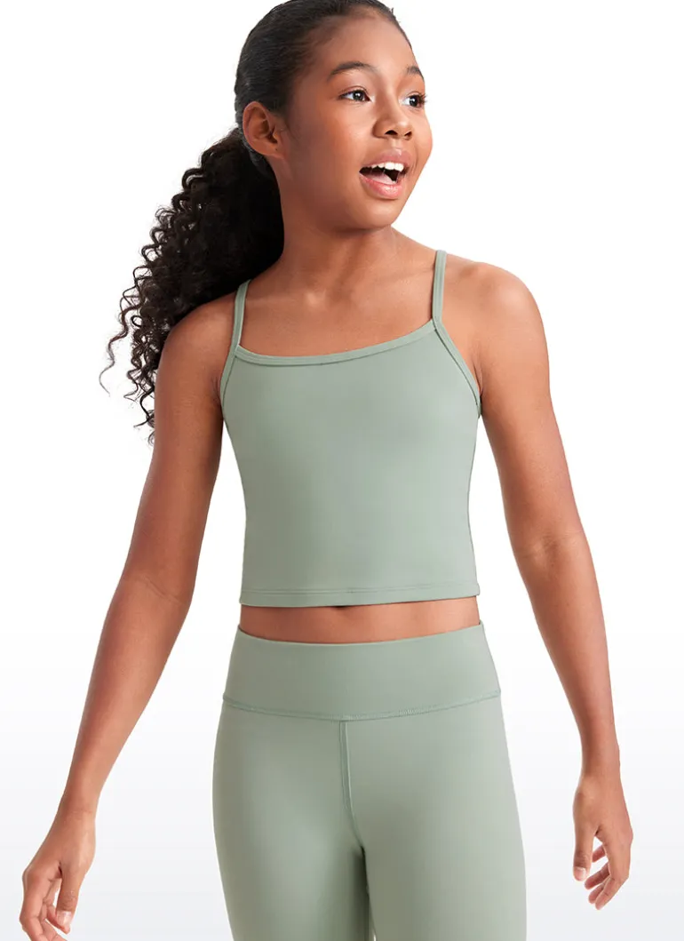 Butterluxe Girls Double Lined Y Back Tank Tops