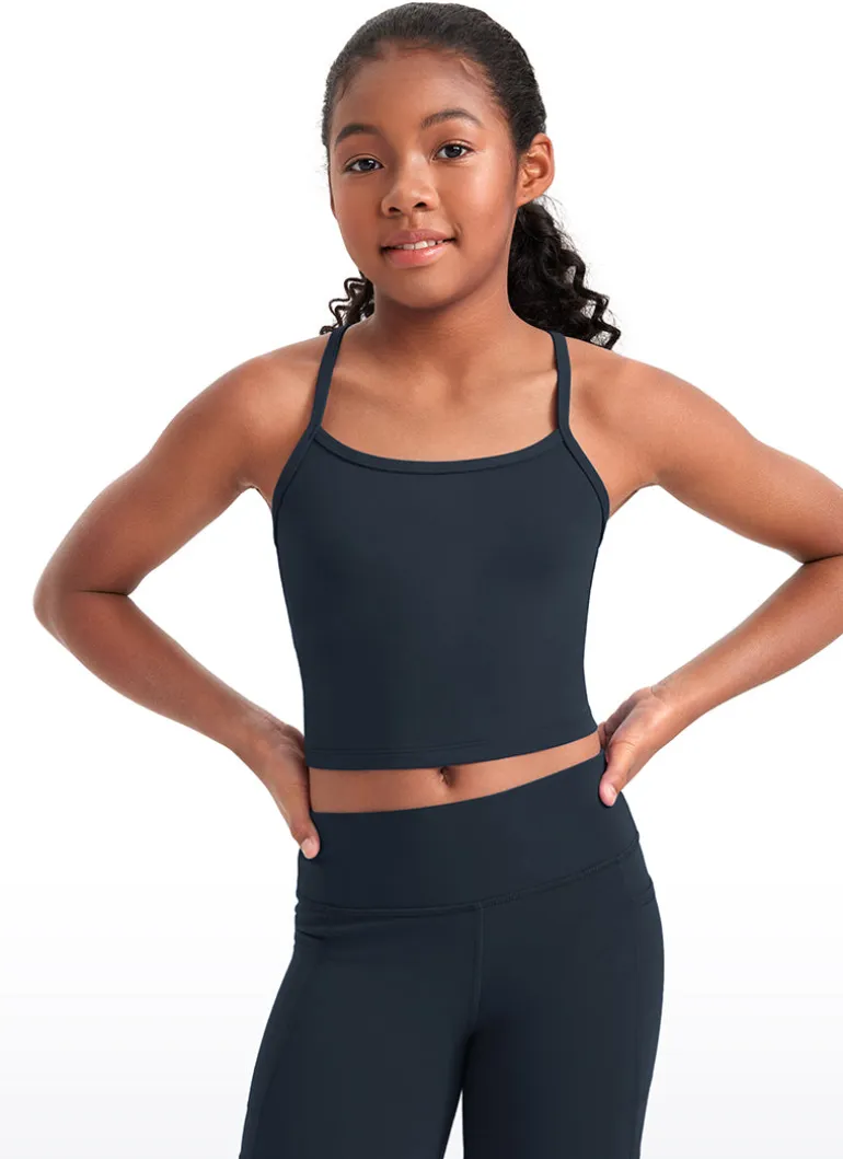 Butterluxe Girls Double Lined Y Back Tank Tops