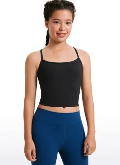 Butterluxe Girls Double Lined Y Back Tank Tops