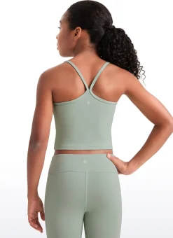 Butterluxe Girls Double Lined Y Back Tank Tops