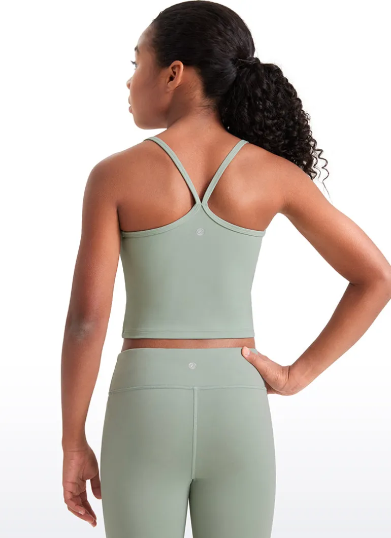 Butterluxe Girls Double Lined Y Back Tank Tops