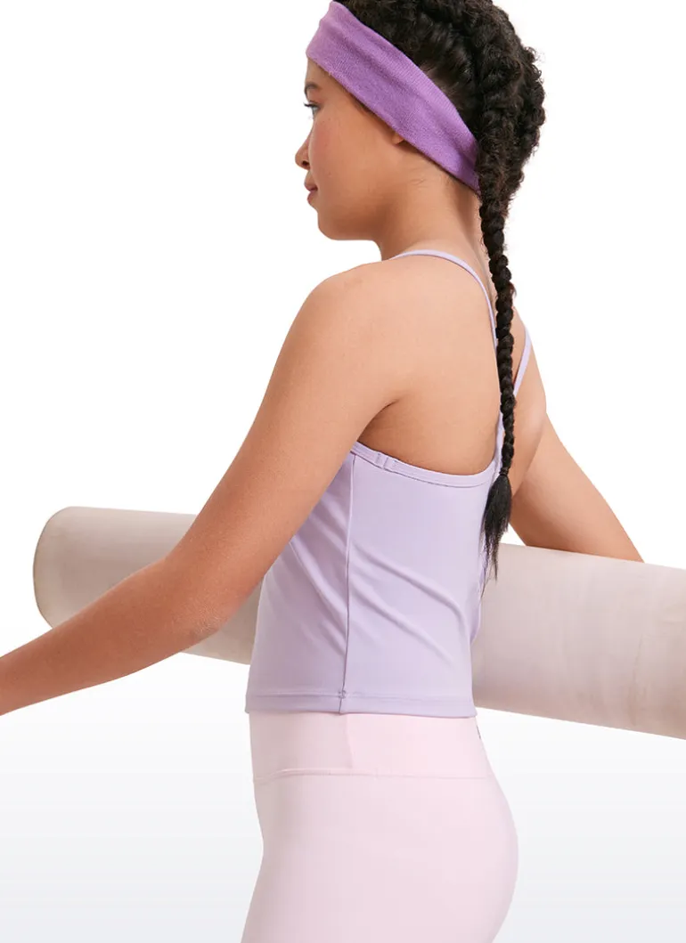 Butterluxe Girls Double Lined Y Back Tank Tops