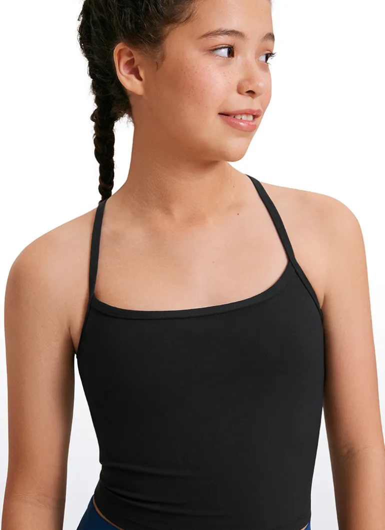 Butterluxe Girls Double Lined Y Back Tank Tops