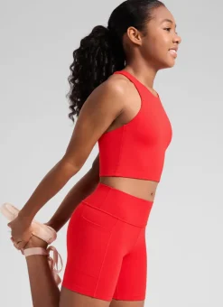 Butterluxe Girls Double Lined Racerback Tank Tops