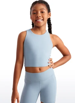 Butterluxe Girls Double Lined Racerback Tank Tops