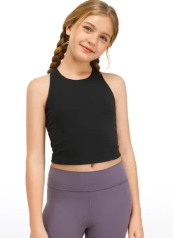 Butterluxe Girls Double Lined Racerback Tank Tops