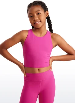Butterluxe Girls Double Lined Racerback Tank Tops