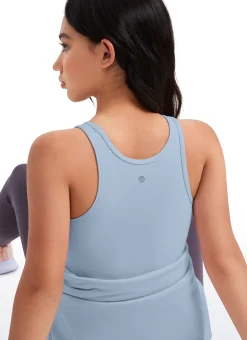 Butterluxe Girls Double Lined Scoop Neck Tank Tops