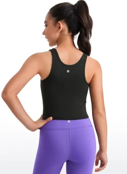 Butterluxe Girls Double Lined Scoop Neck Tank Tops