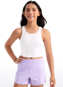 Butterluxe Girls Double Lined Scoop Neck Tank Tops