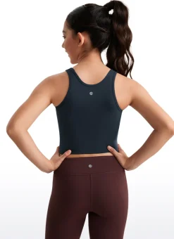 Butterluxe Girls Double Lined Scoop Neck Tank Tops