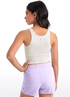 Butterluxe Girls Double Lined Scoop Neck Tank Tops