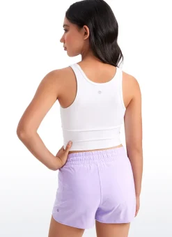 Butterluxe Girls Double Lined Scoop Neck Tank Tops
